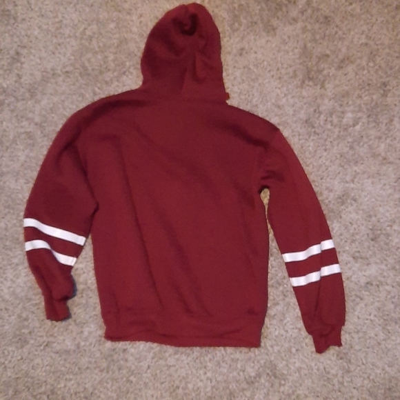 Burgundy friends hoodie - Picture 2 of 2
